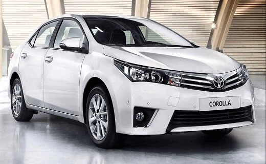 Toyota Corolla car GetMeCab